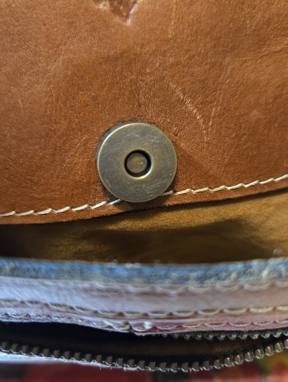 Patricia Nash Leather Floral Purse Excellemt Condition - Picture 12 of 16
